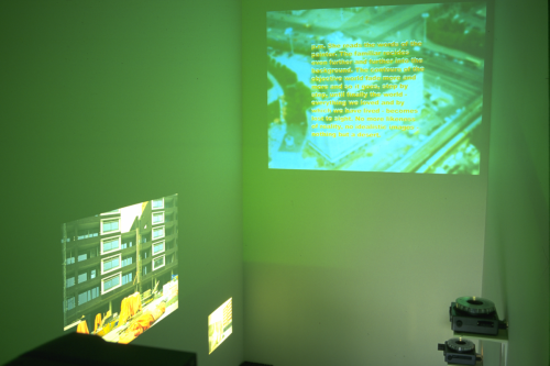 Slightly bemused by this lack of orientation, Maastricht , (September 18 - October 31,1998). Picture: Els Opsomer.